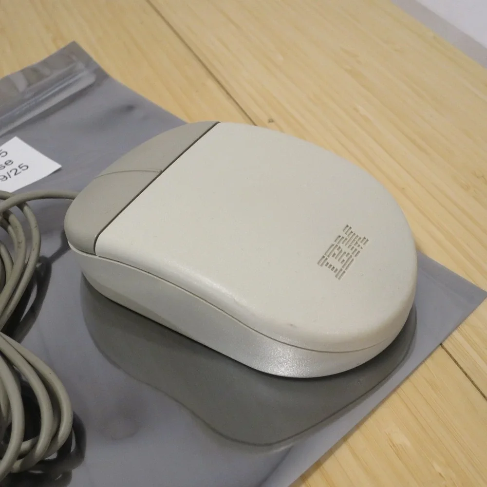 Original IBM Tank Mouse 96F9275 Wired 2 Button - Tested 06